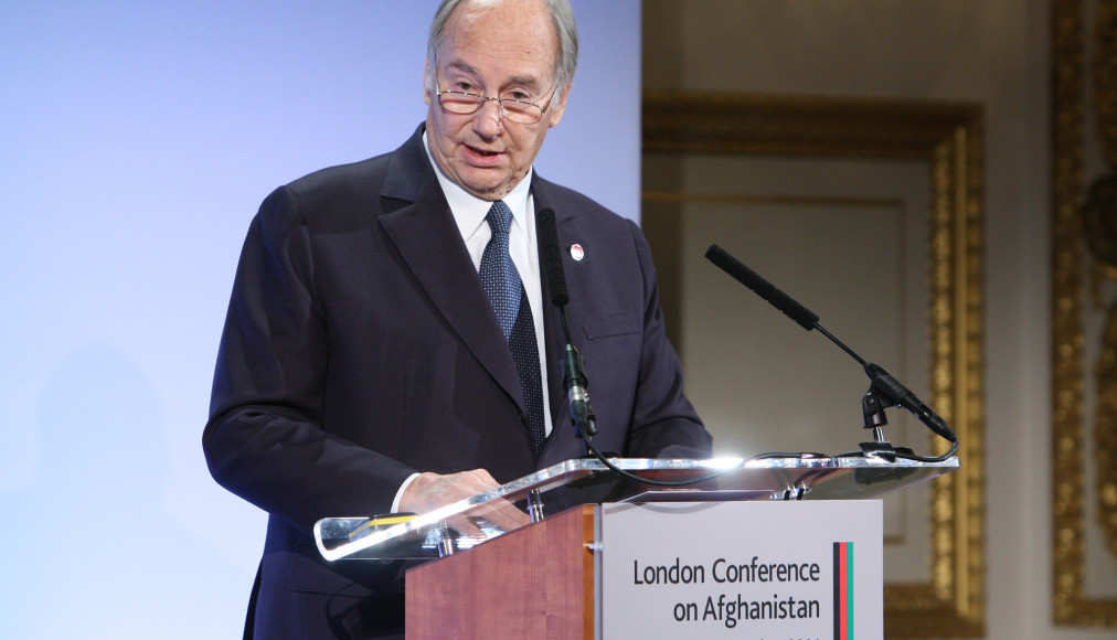 L&#039;Aga Khan à Londres en 2014 / ©Flickr / Patrick Tsui/FCO