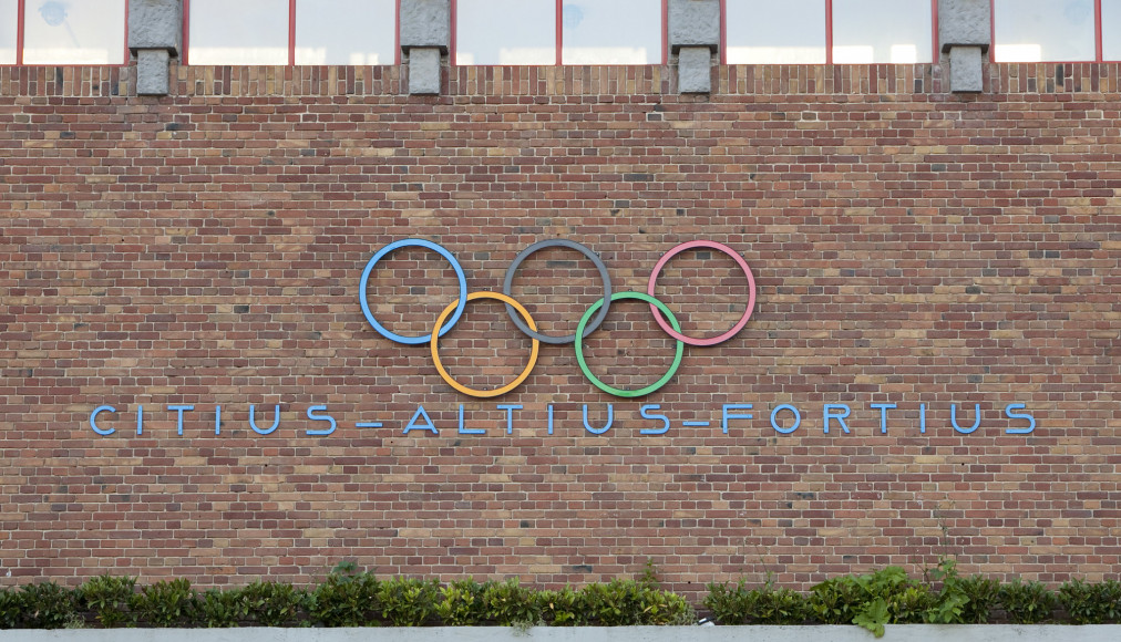 Devise olympique sur le stade d&#039;Amsterdam: Citius - Altius - Fortius / ©Flickr