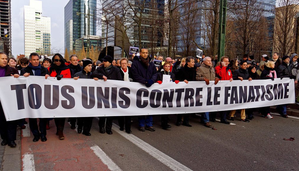 Manifestation contre le fanatisme religieux à Bruxelles en 2015 Manifestation contre le fanatisme religieux à Bruxelles en 2015 / ©Wikimedia Commons/Miguel Discart, Bruxelles, Belgique/CC BY-SA 2.0