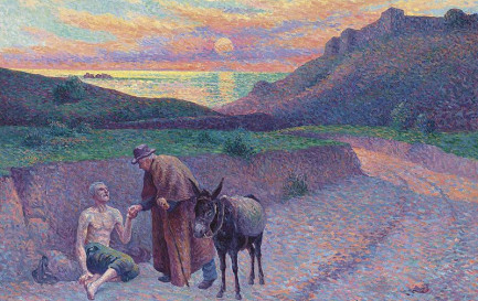 Maximilien Luce, 1896 - Wikimedia Commons / Le bon samaritain