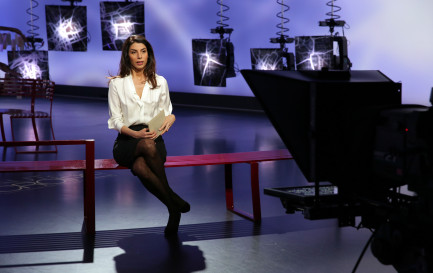 Lynn Levi, présentatrice de l&#039;émission tv Faut pas croire / © Bernard Hallet